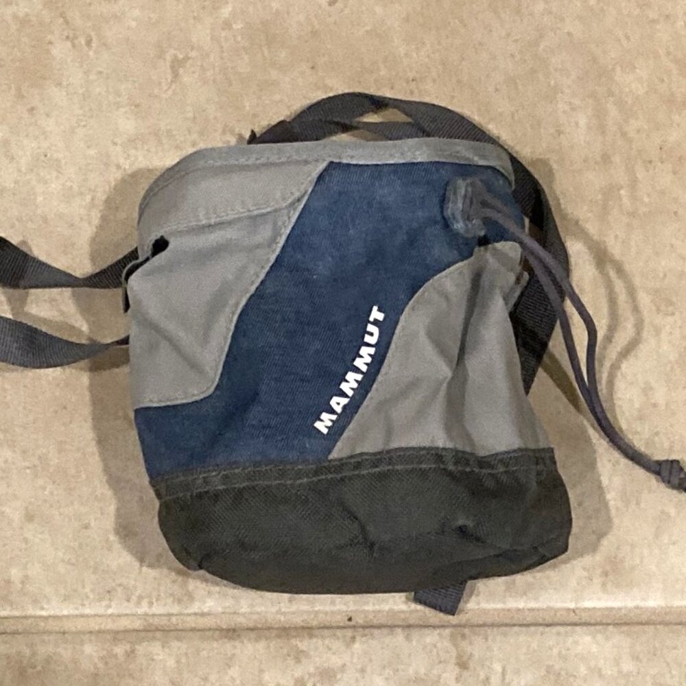 Mammut Ophir Kids Chalk Bag Gray/Dark Blue